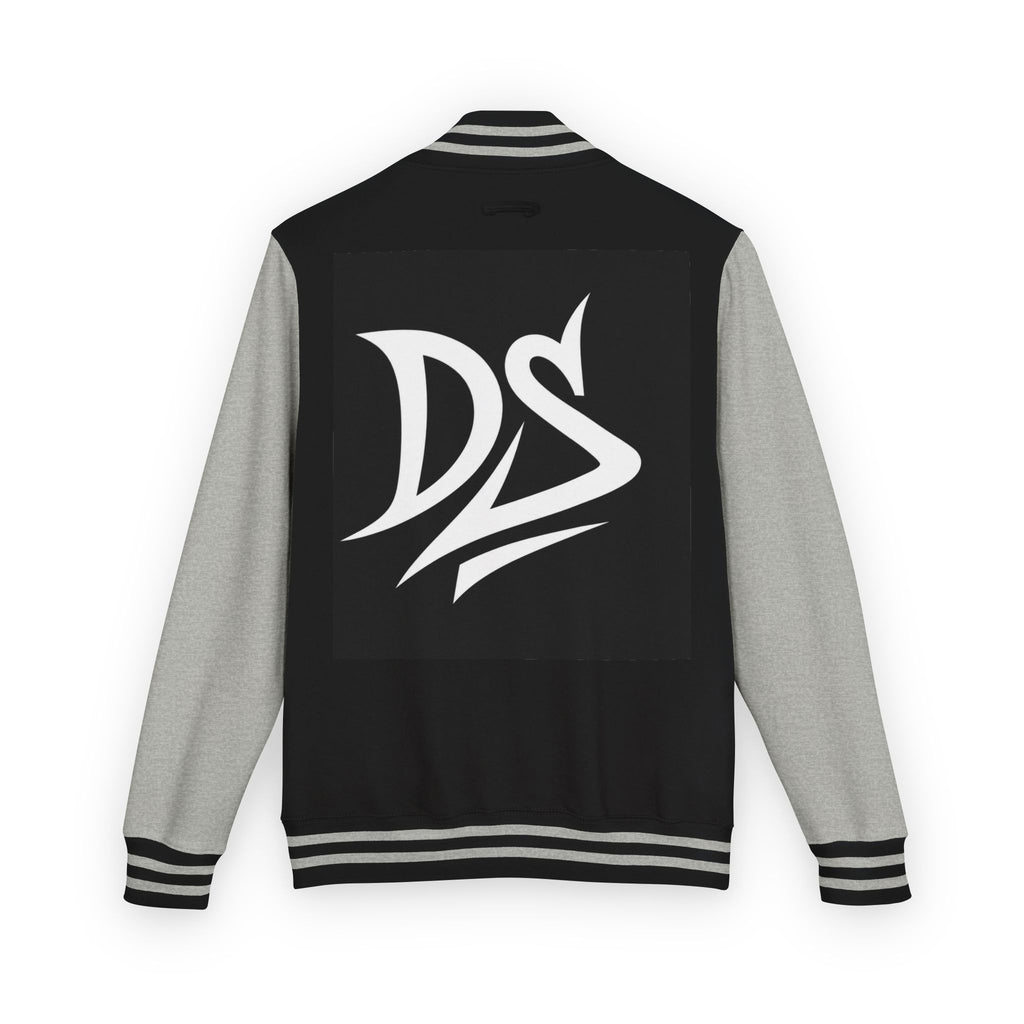 Letterman Jacket — Pink Varsity Jacket with 'DS' Logo