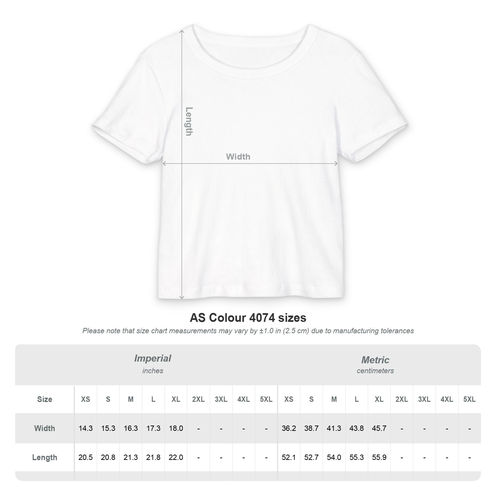De'Lux Butterfly Baby Tee — Organic Rib Crop Top