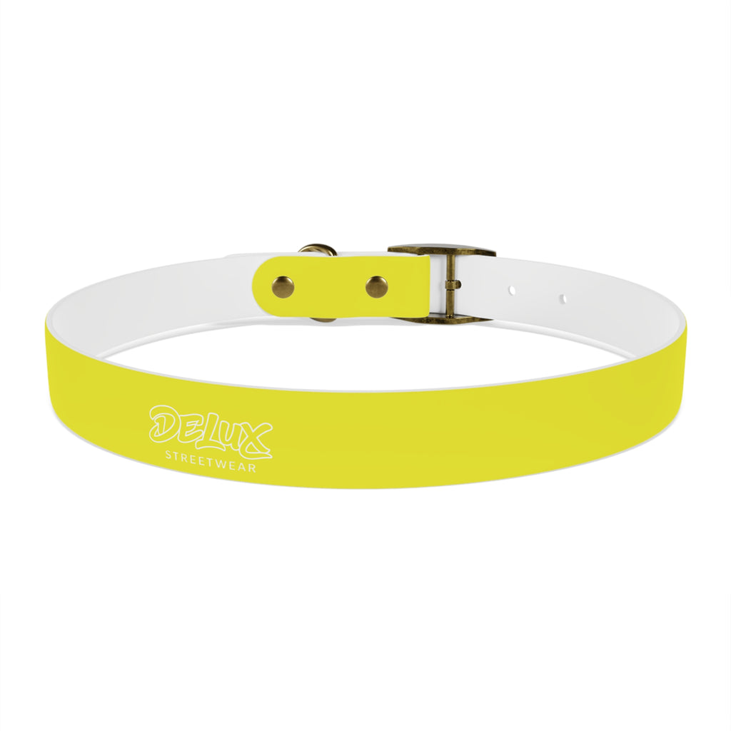 Neon Yellow Reflective Dog Collar — High-Visibility Safety Collar for Pets