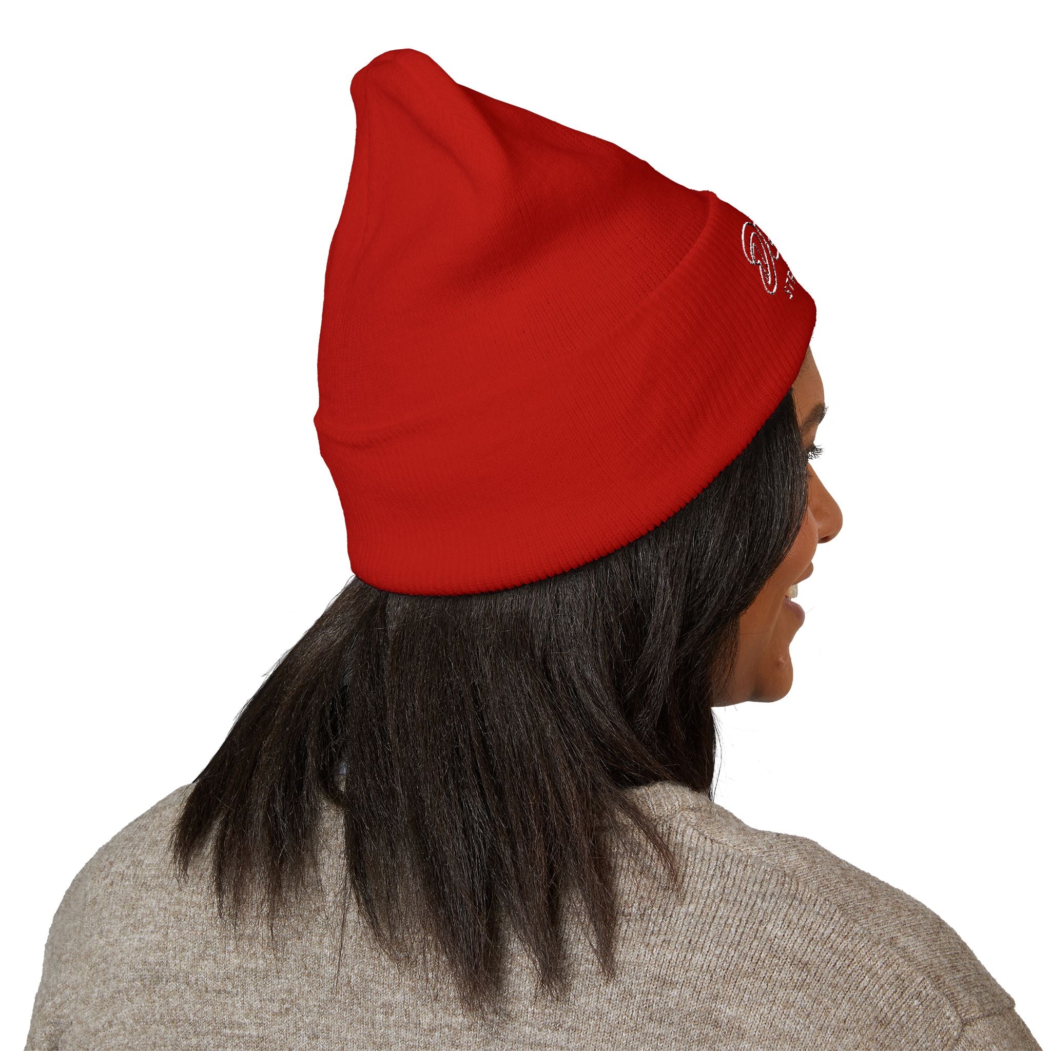 Delux Streetwear Embroidered Cuffed Beanie — Bold Knit Hat