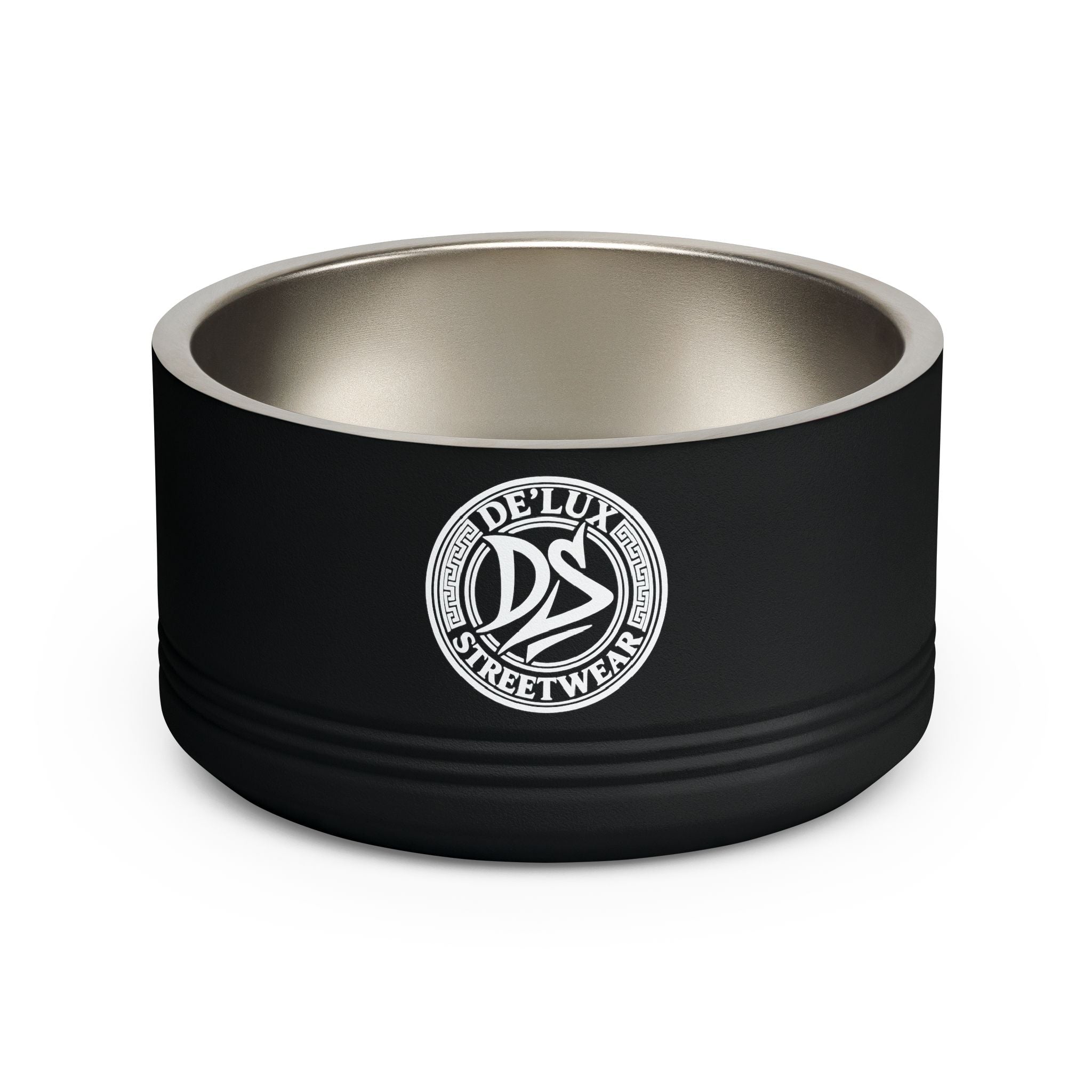 Ceramic-Style Stainless Pet Bowl — 18oz Modern Dog & Cat Feeder