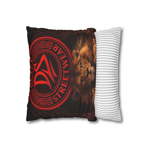 De'Lux Streetwear DS Logo Square Throw Pillowcase