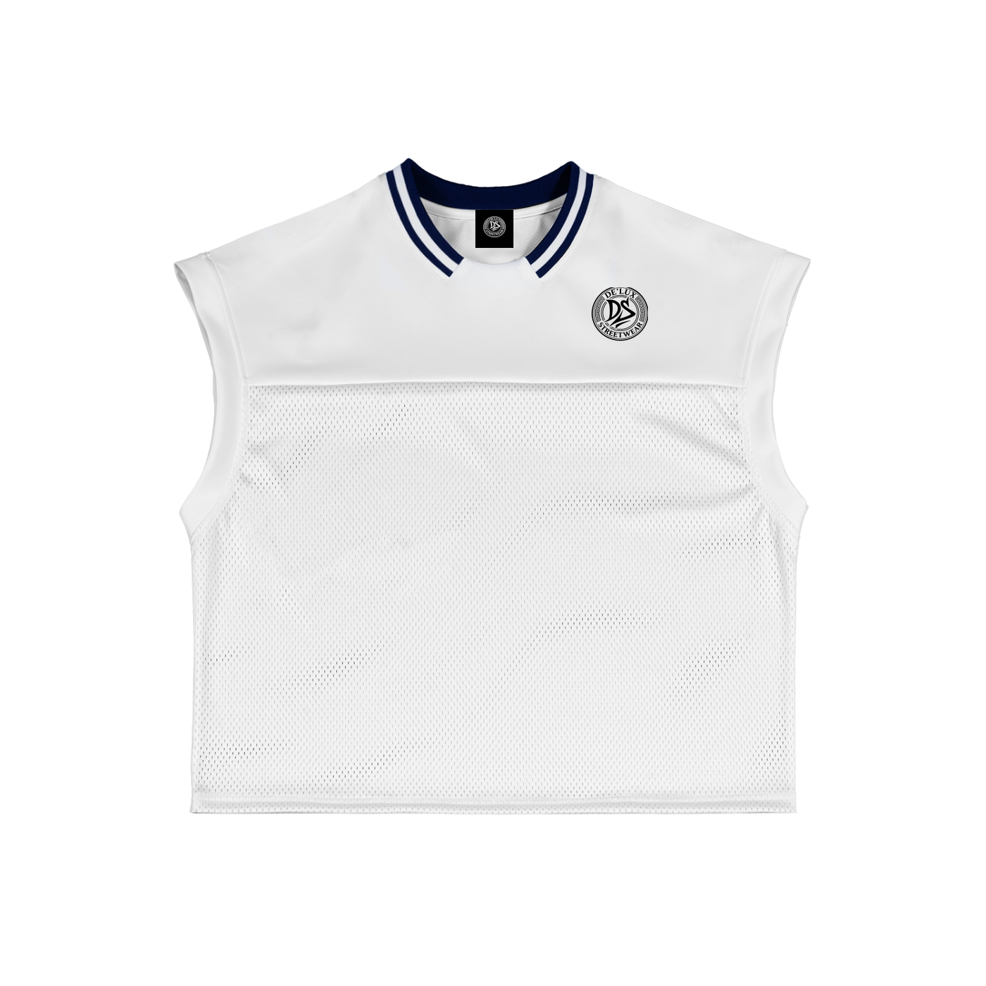 Loose Sleeveless Mesh T-Shirt