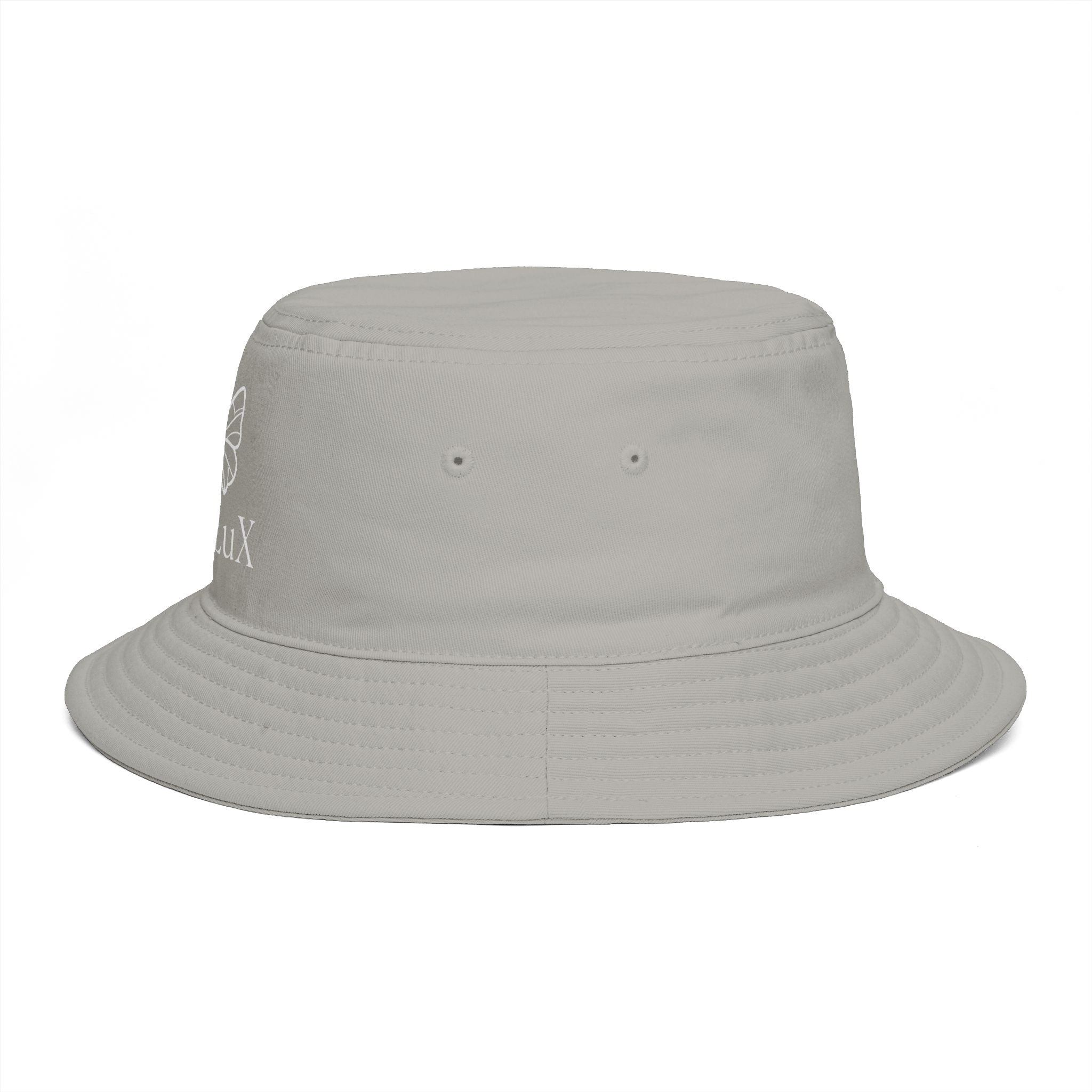 Women De’LuX Butterfly Bucket Hat — Embroidered Brown Fashion Hat