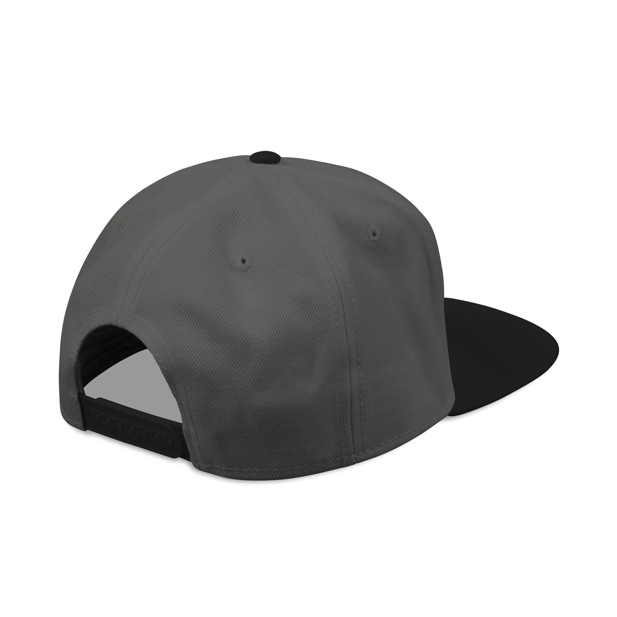 Mens Embroidered 'Delux' Snapback Cap – Streetwear Flat-Brim Hat