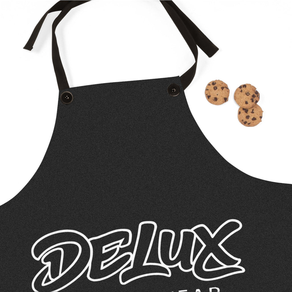 Apron - DELUX Streetwear Graphic Chef Apron (Black)
