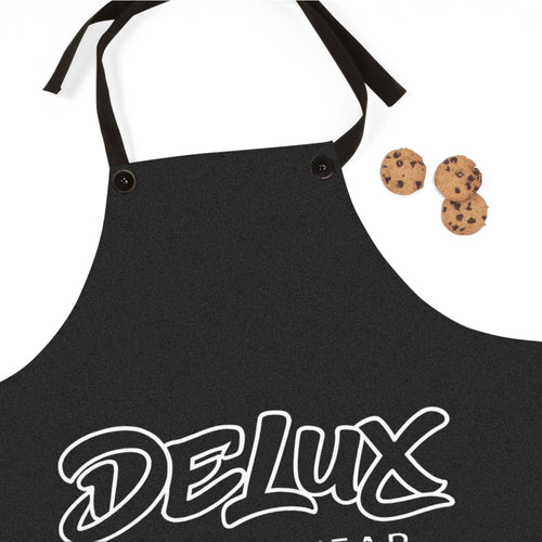 Apron - DELUX Streetwear Graphic Chef Apron (Black)
