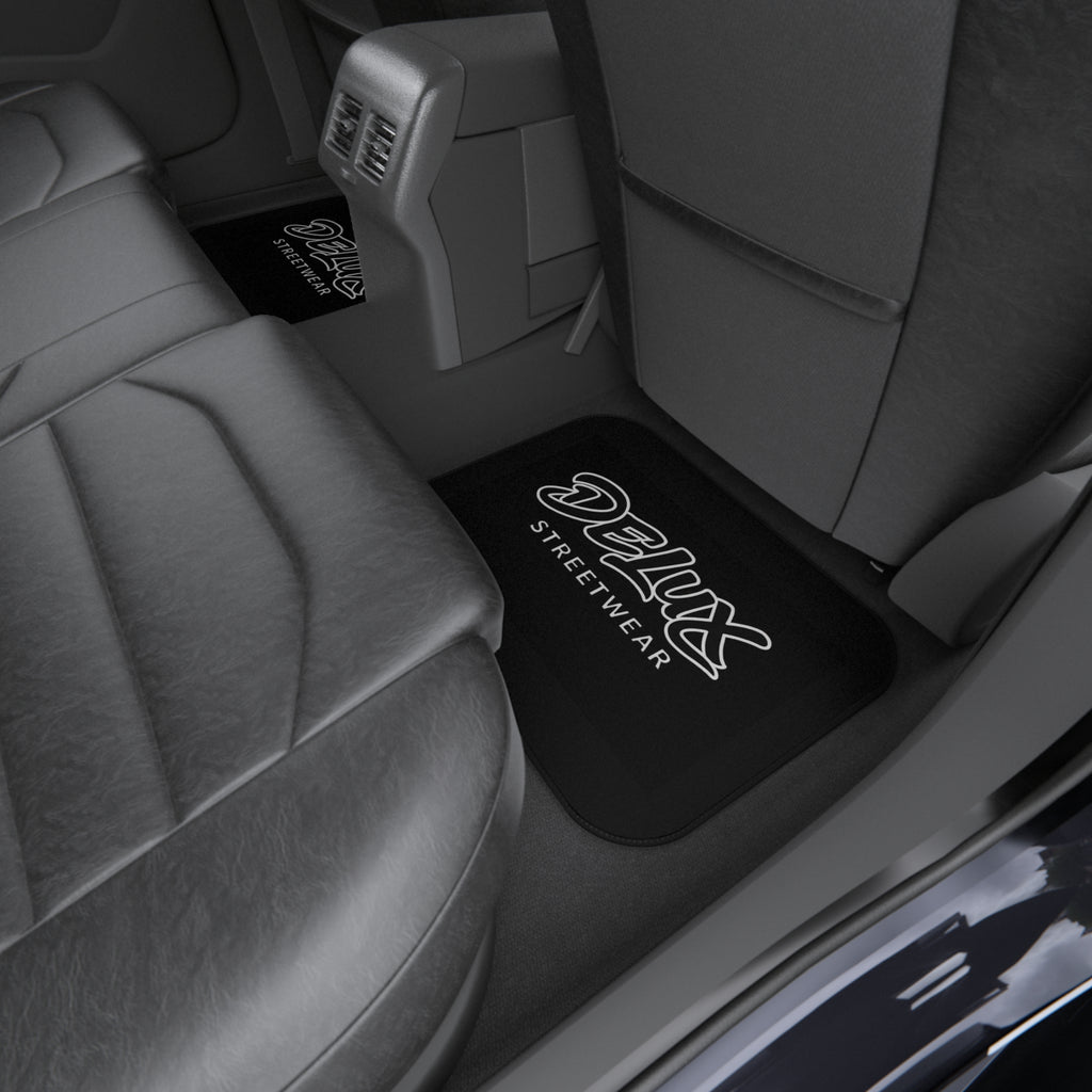 Car Mats — Delux Streetwear Black Floor Mat Set (4-Piece)