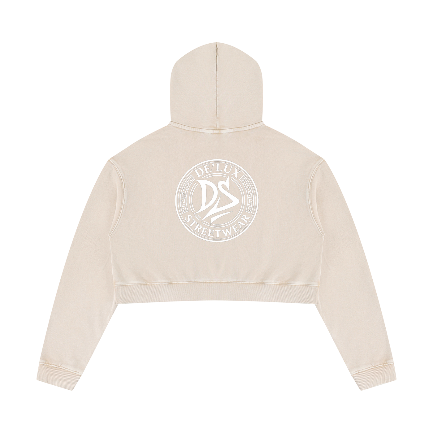Women’s Mineral Washed Crop Hoodie