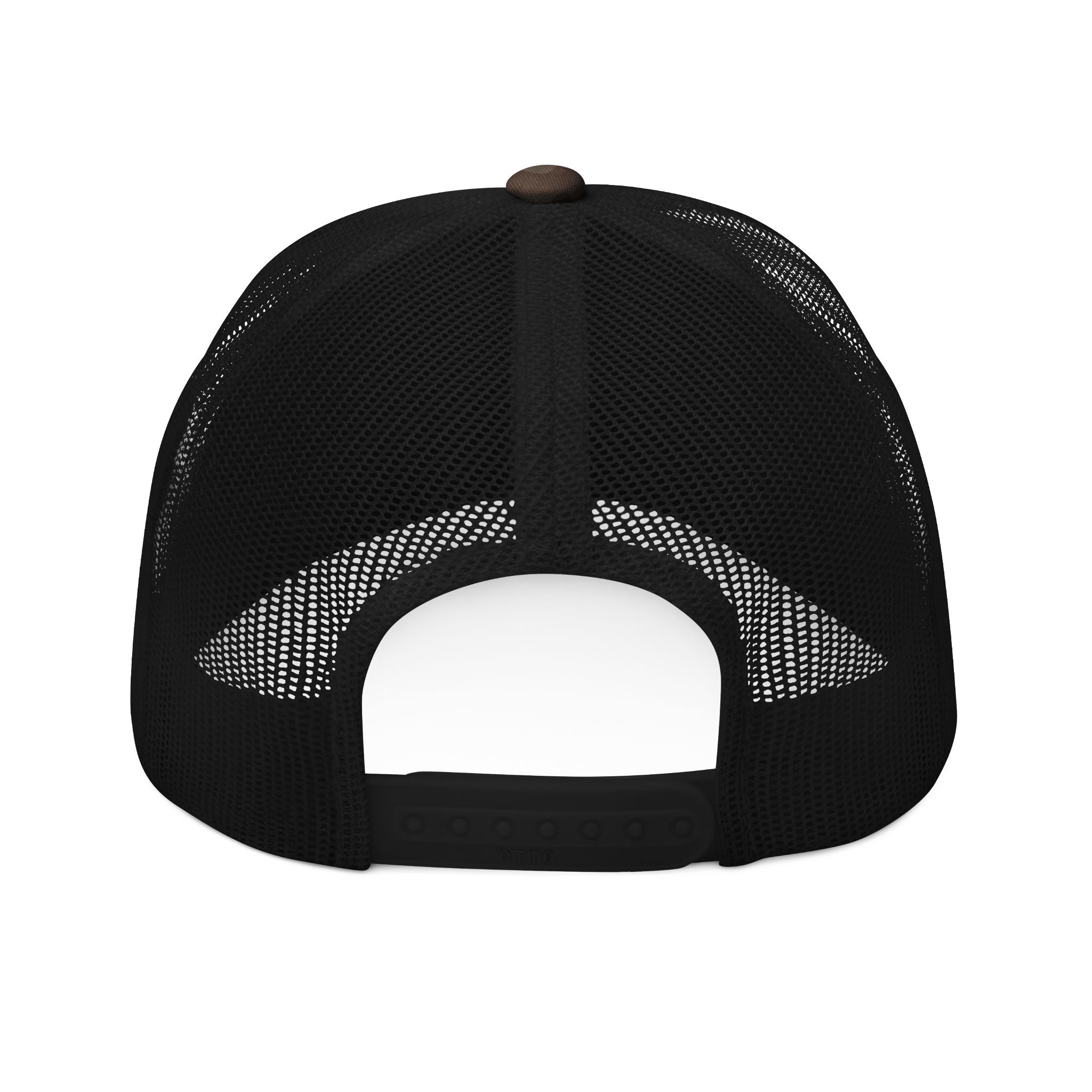 Camo Trucker Hat — DELUX Streetwear Embroidered Mesh Cap