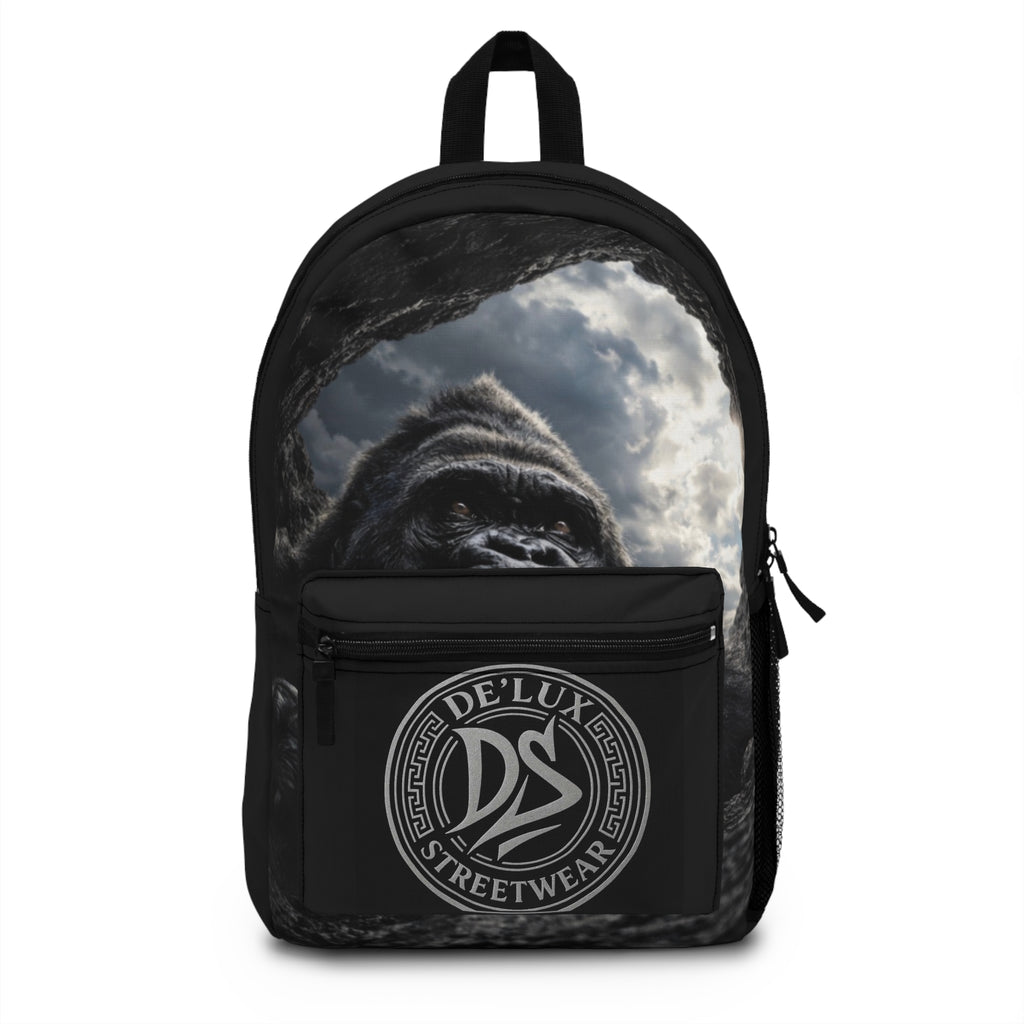 Gorilla Storm Graphic Backpack — De'Luxe Streetwear Logo