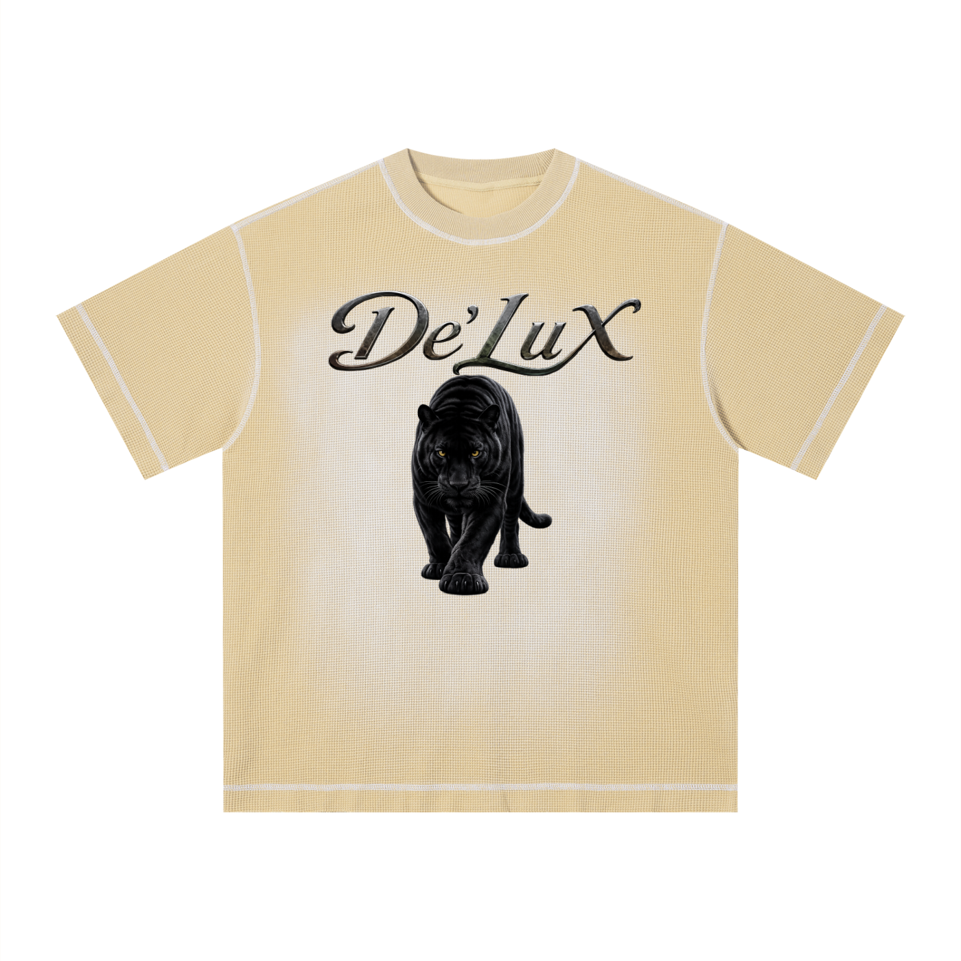 Unisex Sunfade Waffle Boxy T-Shirt