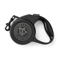 Retractable Pet Leash — Black DS De'Lux Streetwear Logo