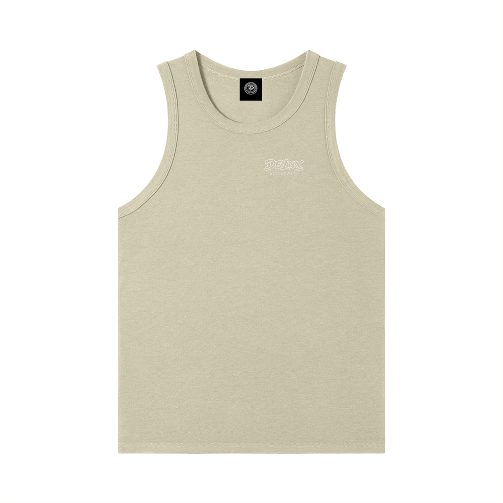 DeLuX Men's Heavyweight Ribbed Tank Top