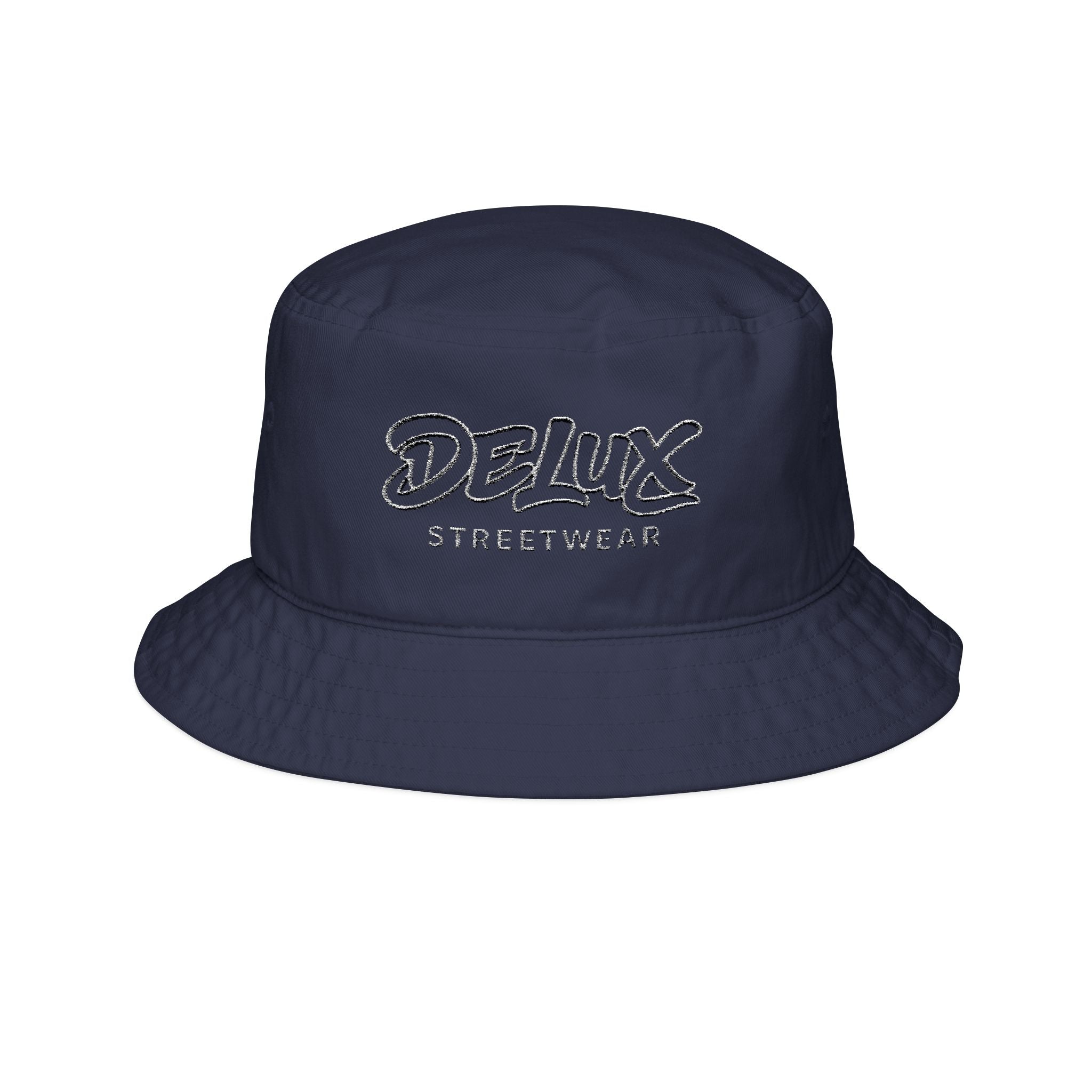 Delux Streetwear Embroidered Bucket Hat — Urban Casual Sun Hat