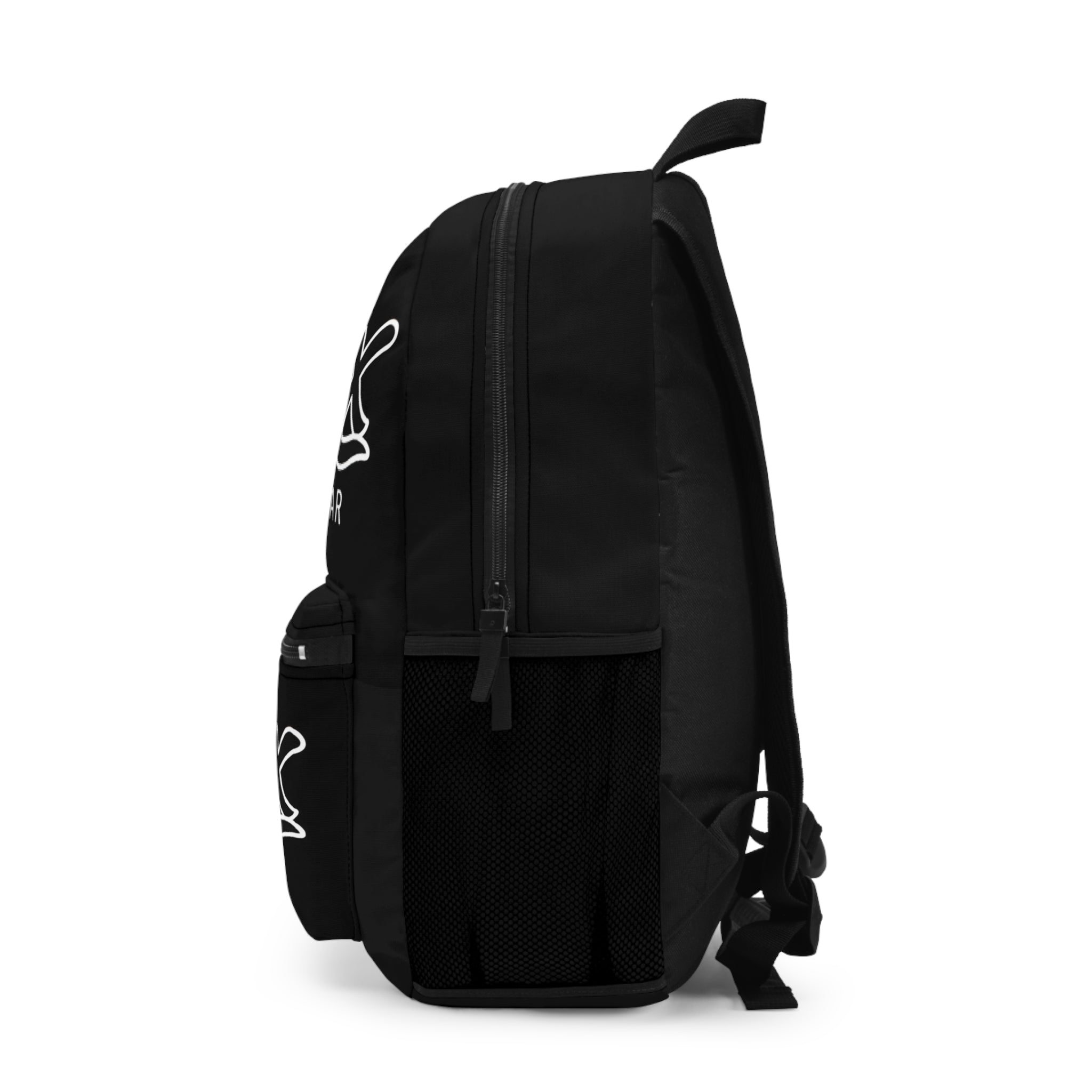 DELUx Streetwear Backpack — Black Urban Logo Backpack