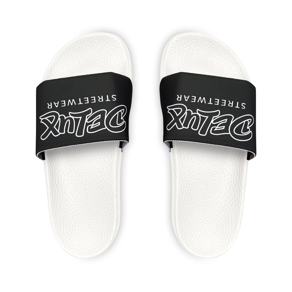 Youth Slide Sandals — 'Delux Streetwear' Adjustable Removable-Strap Pool & Casual Slides
