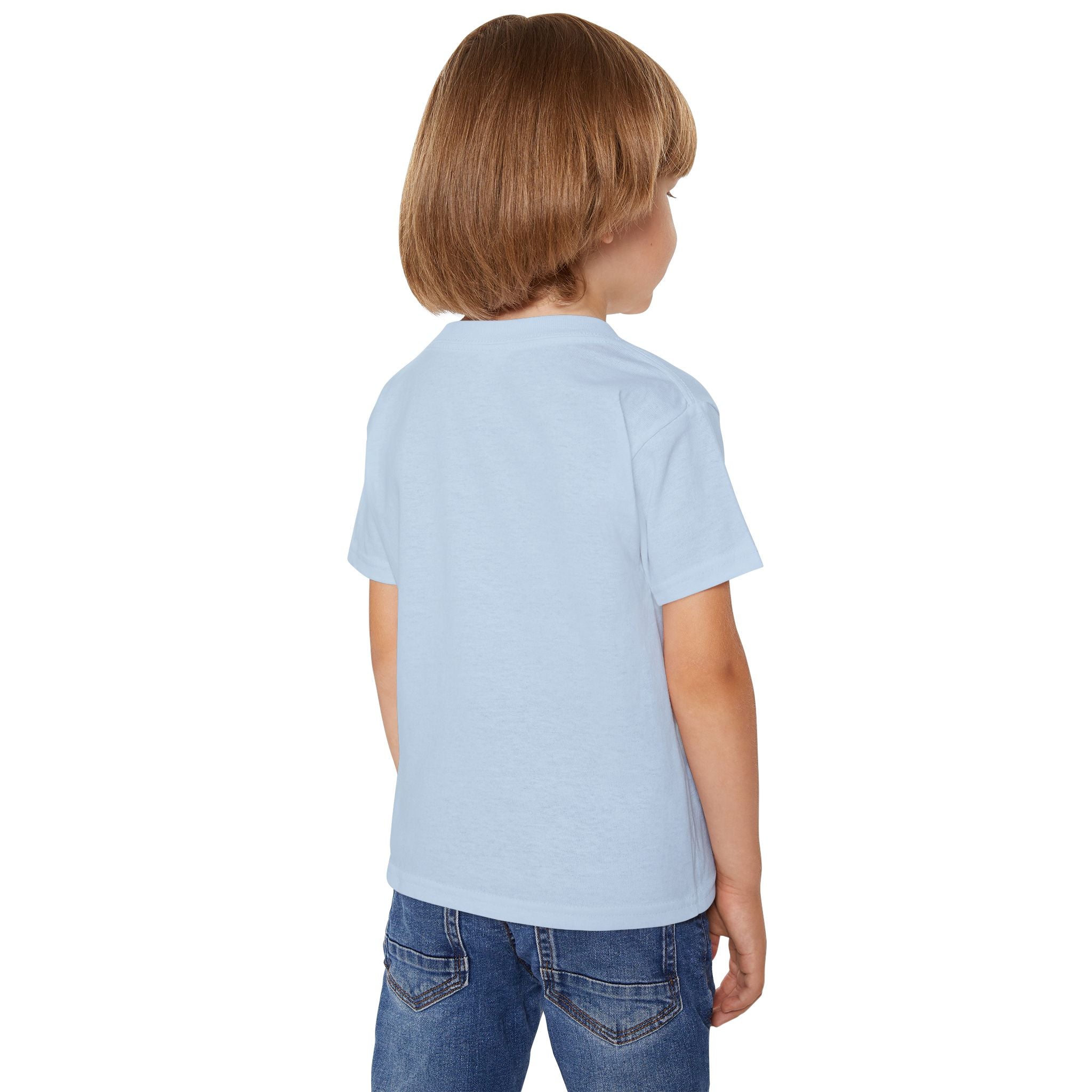 Toddler T-Shirt — "Stay Pawsitive" Cute Winking Puppy Kids Tee