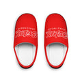 Relax Streetwear Men's Red Indoor Slippers — 'RELAX STREETWEAR' Cozy Home Slides