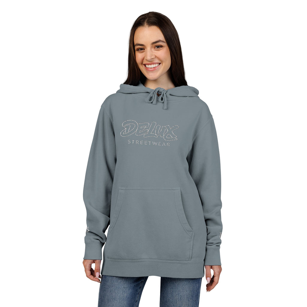 Vintage Green ‘Delux’ Pigment-Dyed Hoodie