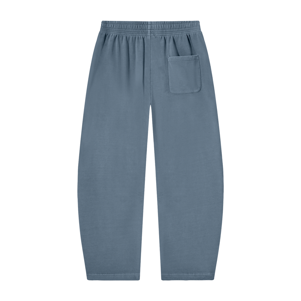 DeLuX Vintage Washed Barrel Leg Sweatpants