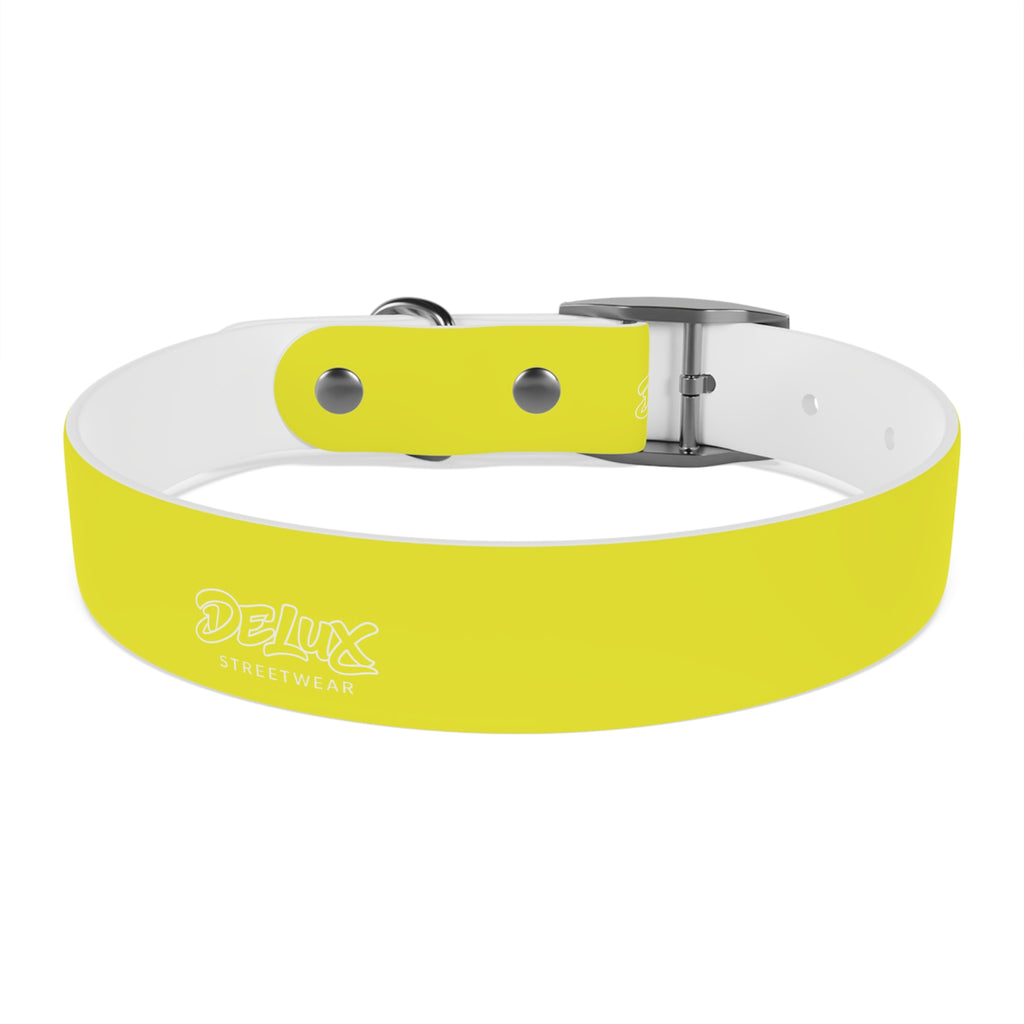 Neon Yellow Reflective Dog Collar — High-Visibility Safety Collar for Pets