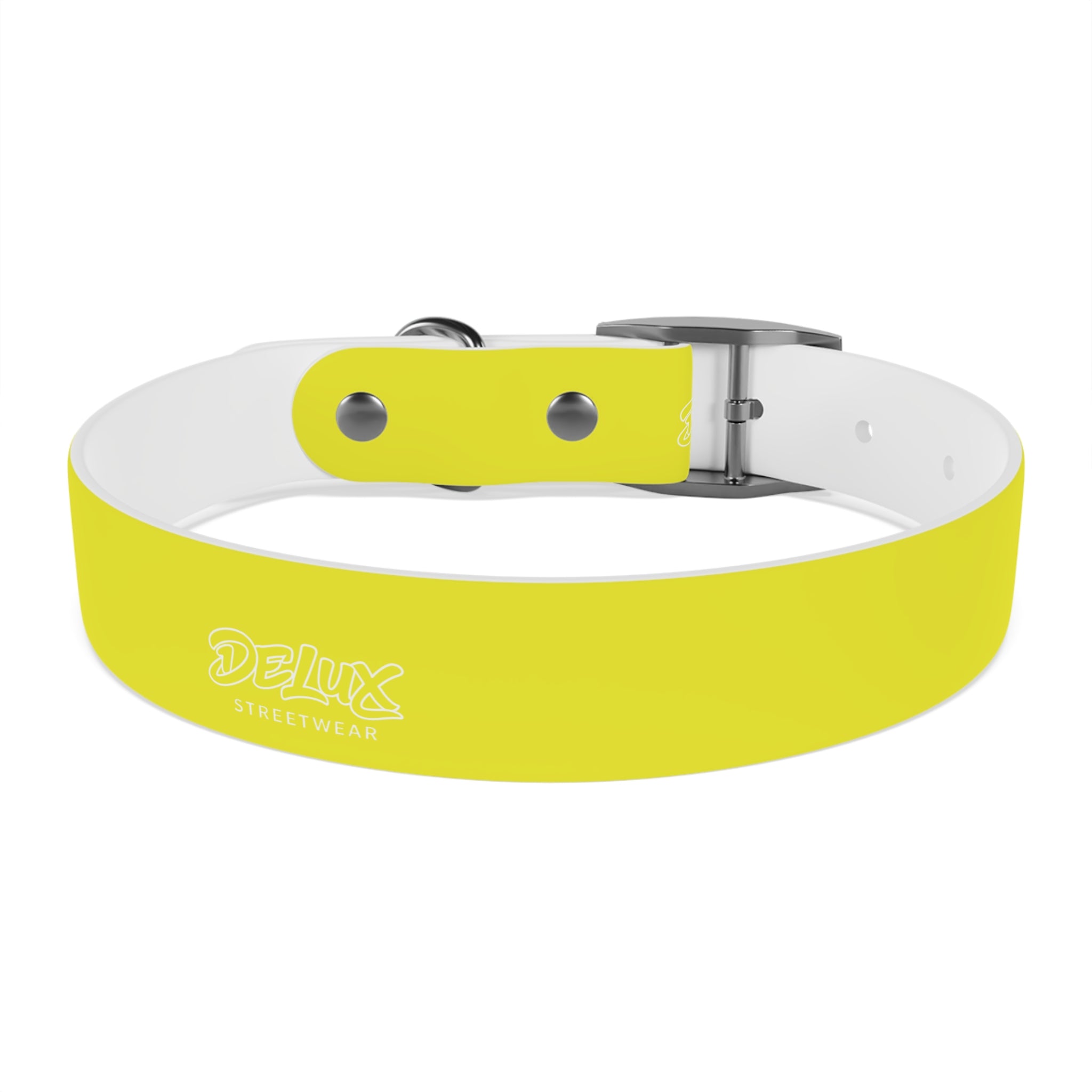 Neon Yellow Reflective Dog Collar — High-Visibility Safety Collar for Pets