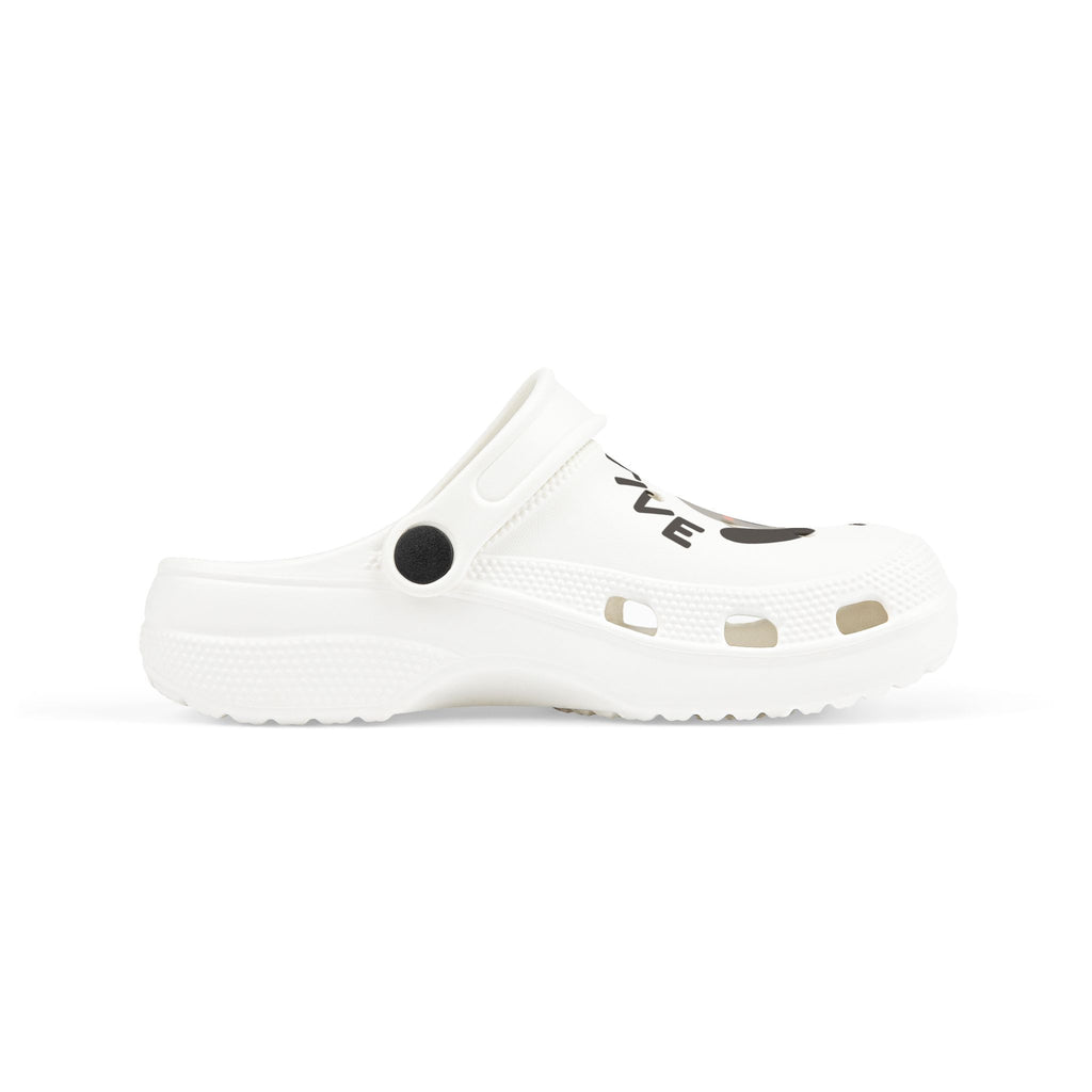 Kids Clogs — "Stay Pawsitive" Puppy EVA Foam Slip-Ons