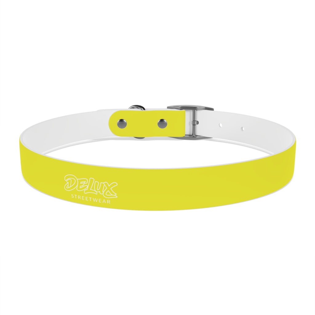 Neon Yellow Reflective Dog Collar — High-Visibility Safety Collar for Pets