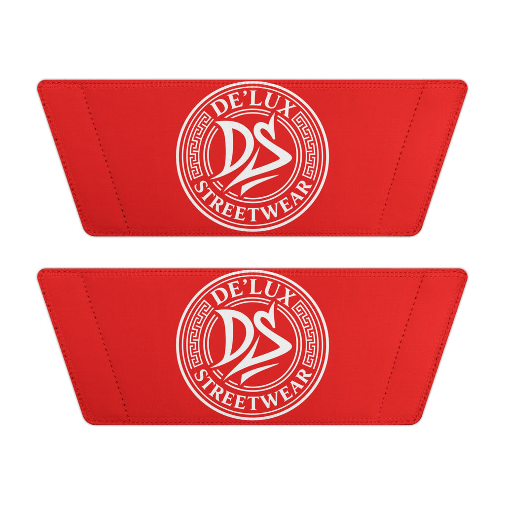 Men's Slide Sandals — Red Deluxe Streetwear Logo Slides