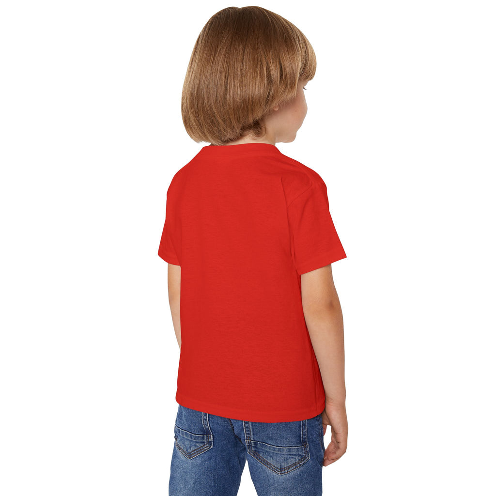 Toddler T-Shirt — "Stay Pawsitive" Cute Winking Puppy Kids Tee