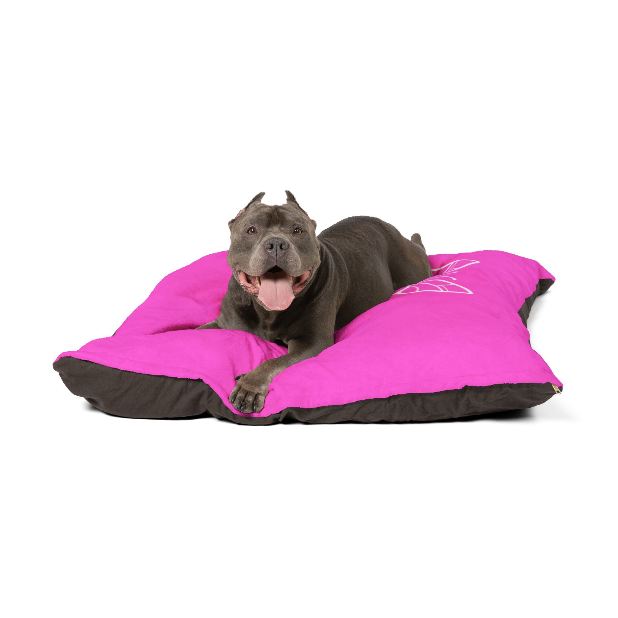 Deluxe Butterfly Pet Bed — Plush Pink Personalized De’Lux