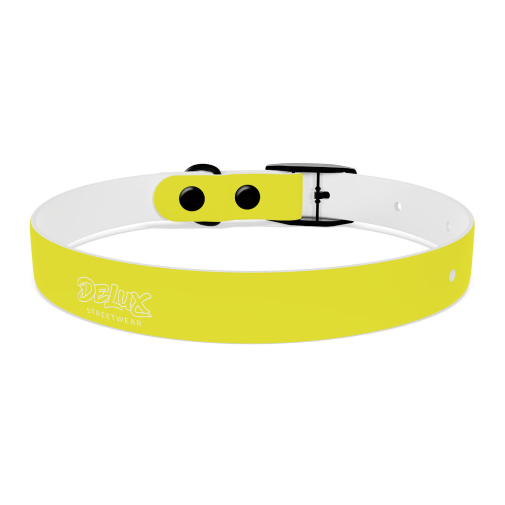 Neon Yellow Reflective Dog Collar — High-Visibility Safety Collar for Pets