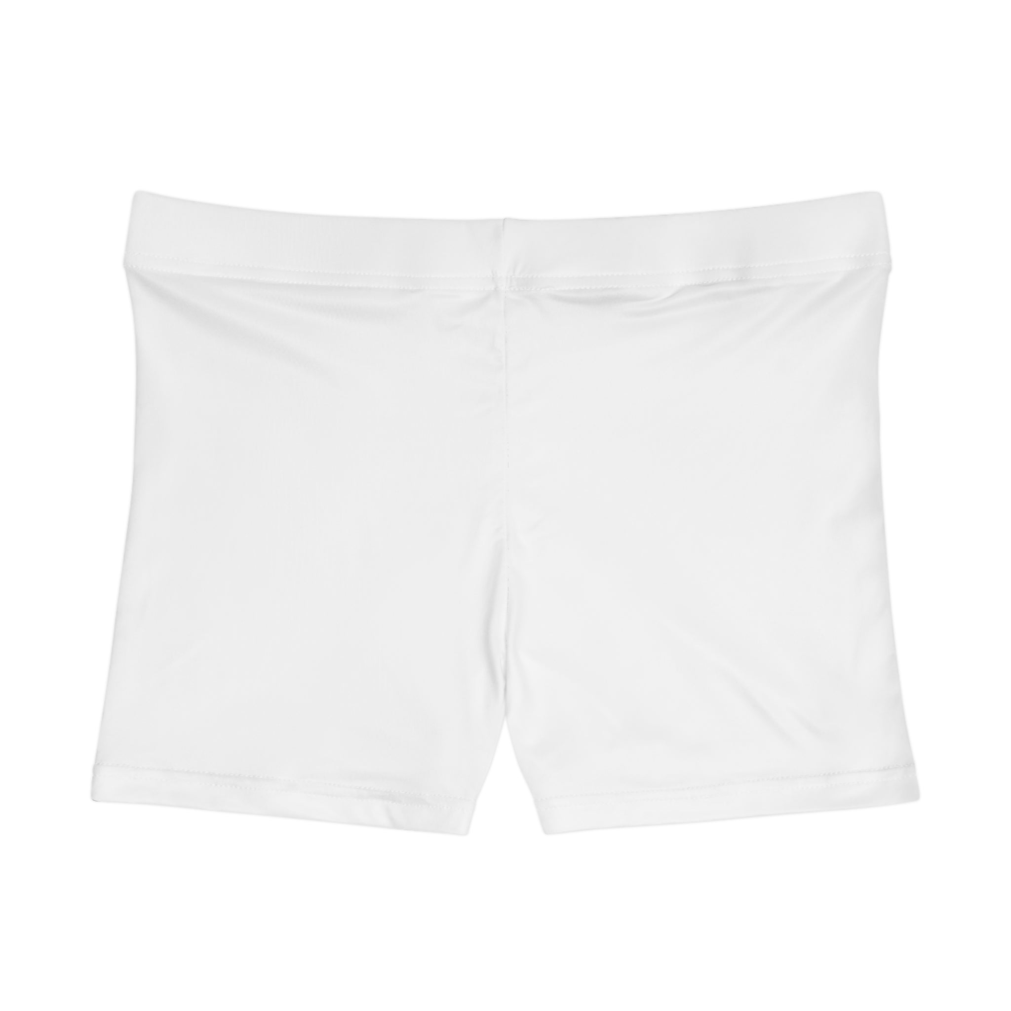 Delux Women's Shorts — Minimal White Athletic Shorts with 'DELUX' Text