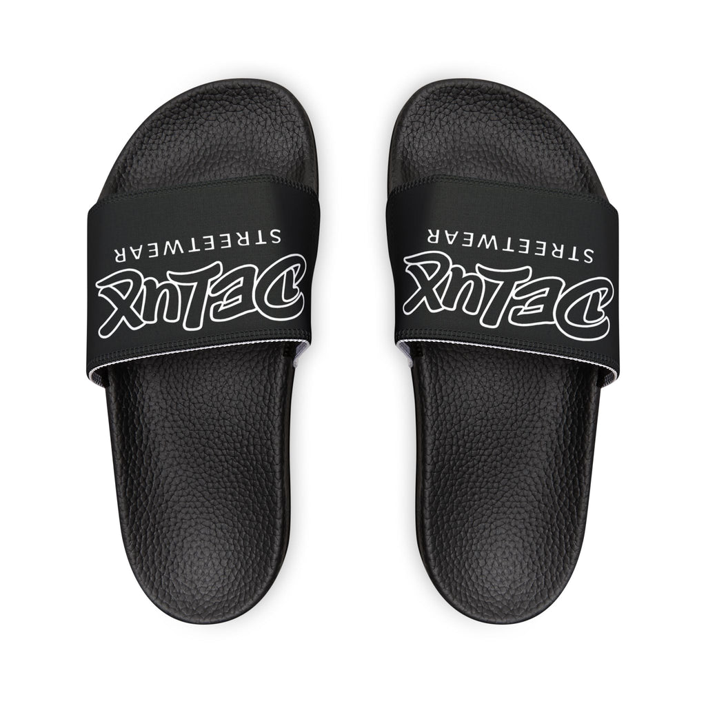 Youth Slide Sandals — 'Delux Streetwear' Adjustable Removable-Strap Pool & Casual Slides