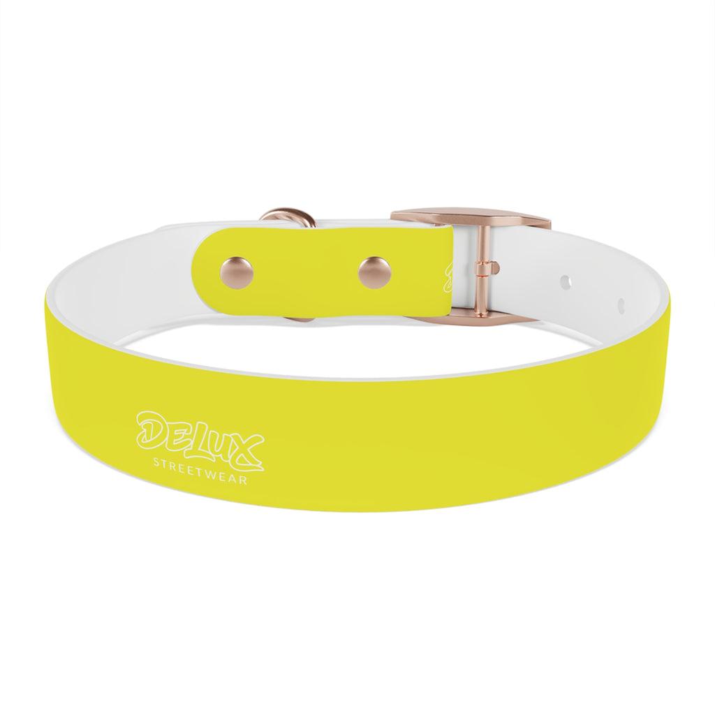 Neon Yellow Reflective Dog Collar — High-Visibility Safety Collar for Pets