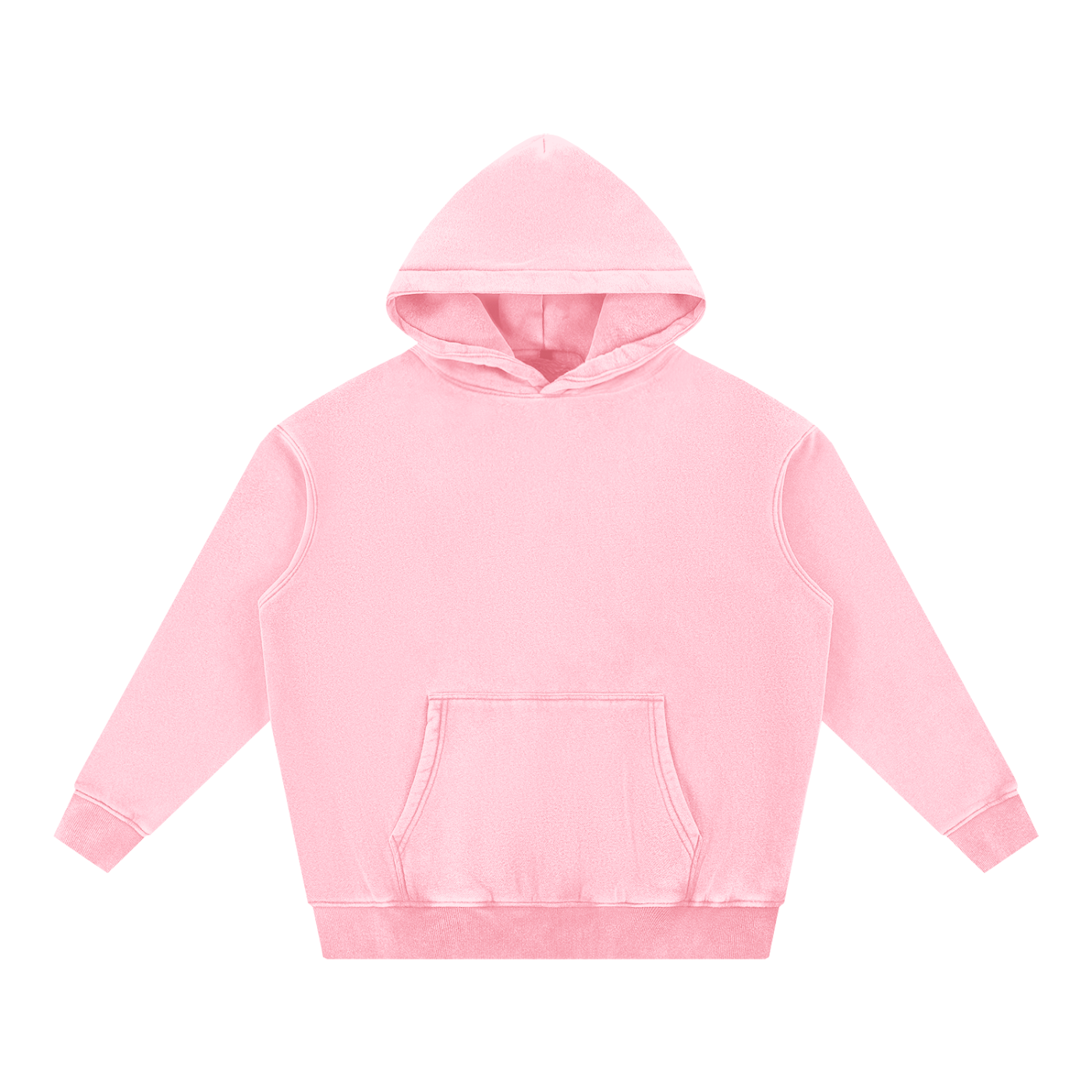 DeLuX Snow Wash Fleece Oversize Hoodie