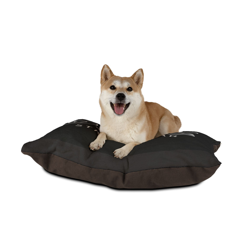 Delux Streetwear Black Pet Bed – Plush Dog & Cat Cushion