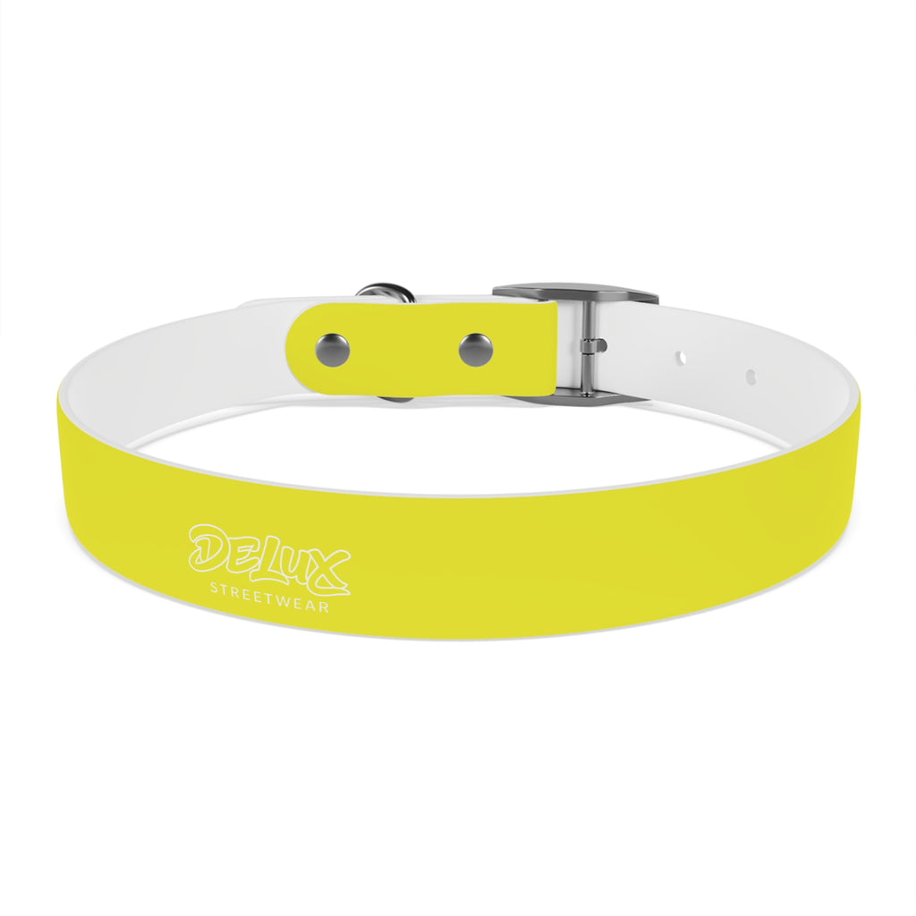 Neon Yellow Reflective Dog Collar — High-Visibility Safety Collar for Pets
