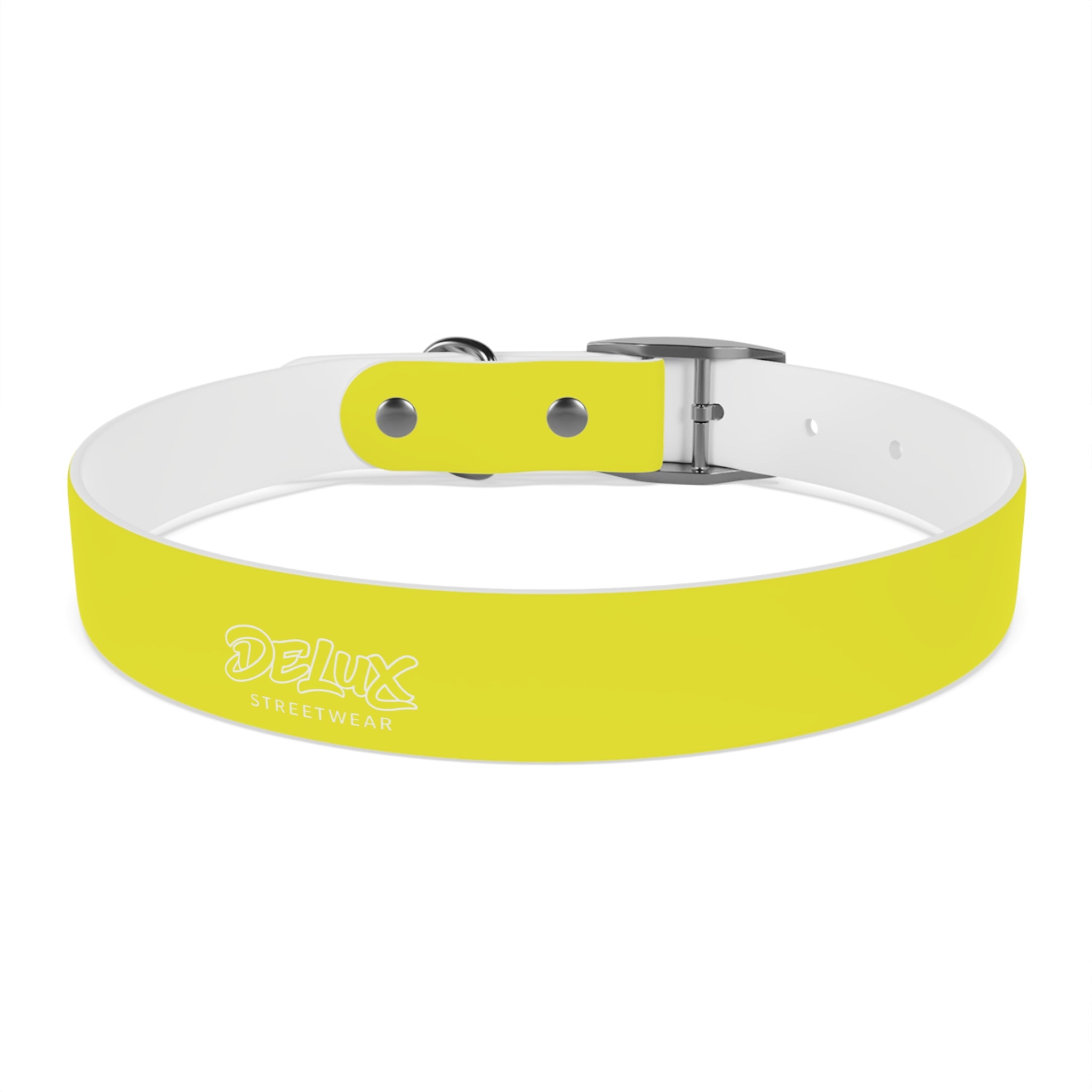 Neon Yellow Reflective Dog Collar — High-Visibility Safety Collar for Pets