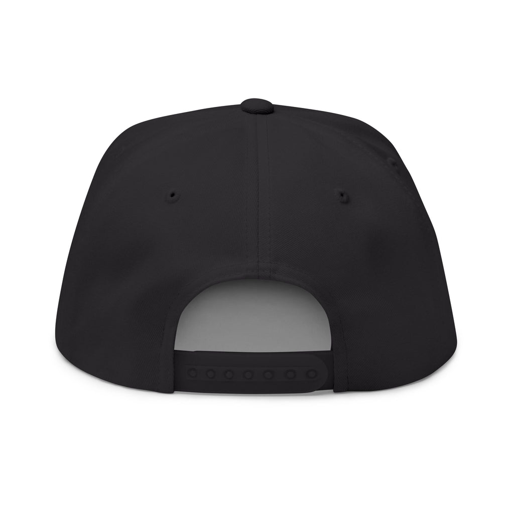 DeLuX Women Embroidered Butterfly Rhinestone Flat Bill Cap — Luxe 'Bee Lux' Snapback