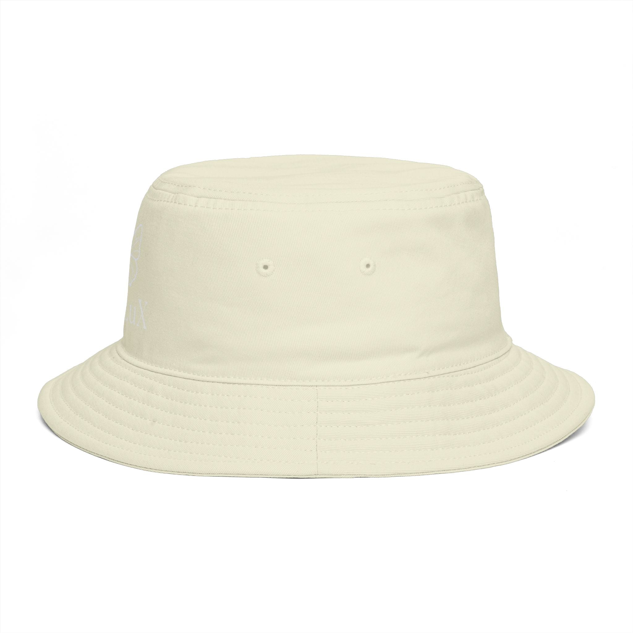 Women De’LuX Butterfly Bucket Hat — Embroidered Brown Fashion Hat