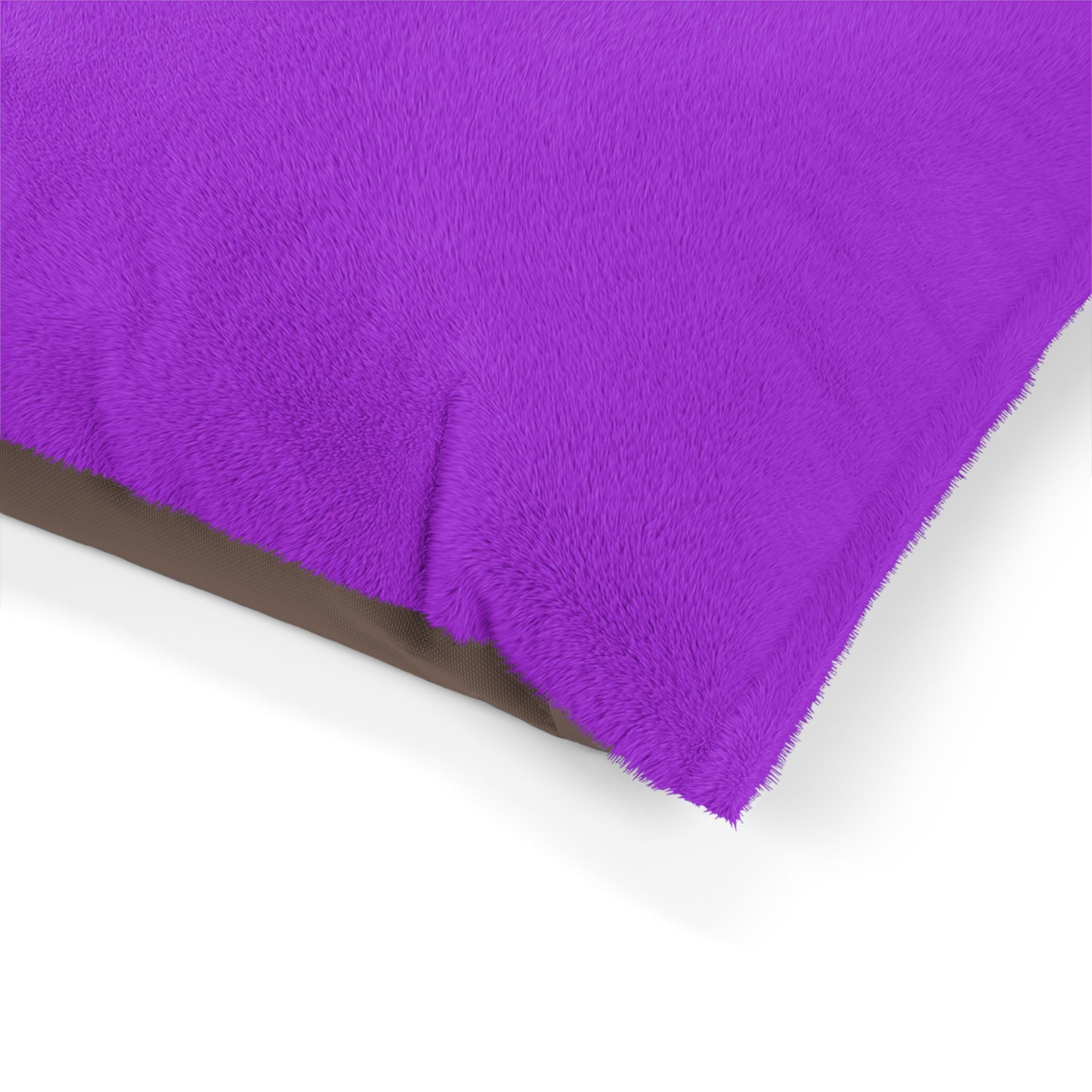 De'LuX Purple Butterfly Pet Bed — Luxury Plush Dog & Cat Cushion