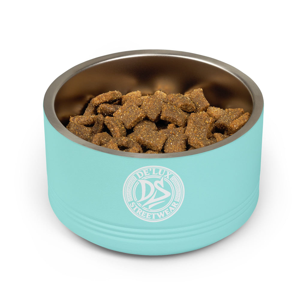 Ceramic-Style Stainless Pet Bowl — 18oz Modern Dog & Cat Feeder
