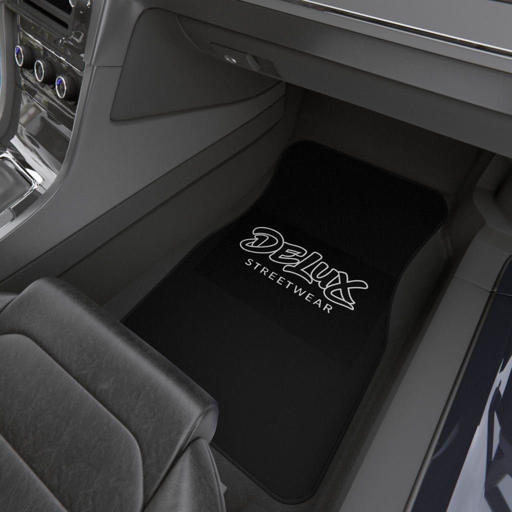Car Mats — Delux Streetwear Black Floor Mat Set (4-Piece)