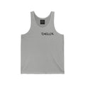 DELUX Minimal Logo Tank Top — Men's & Women's Casual Summer Muscle Tee