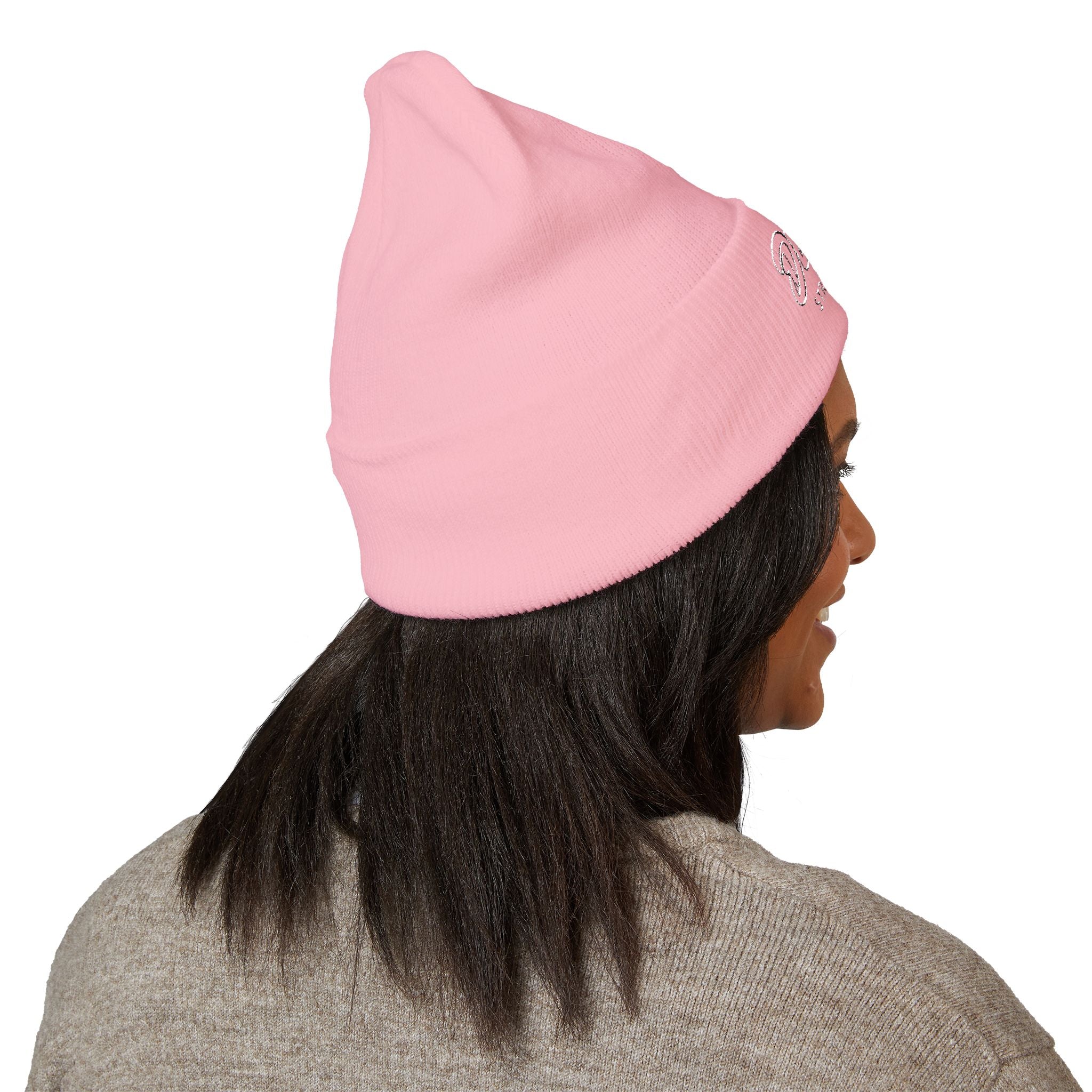Delux Streetwear Embroidered Cuffed Beanie — Bold Knit Hat