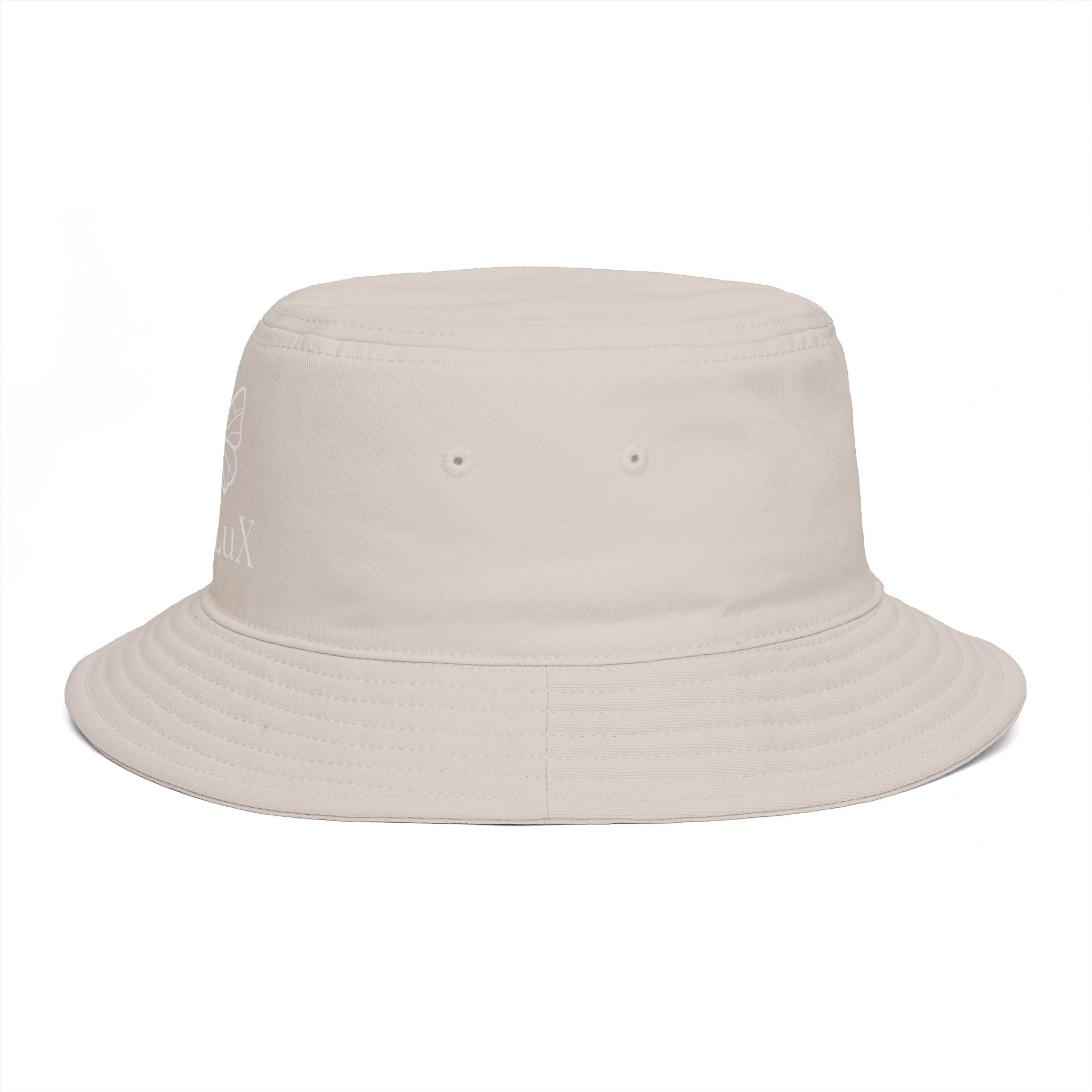 Women De’LuX Butterfly Bucket Hat — Embroidered Brown Fashion Hat