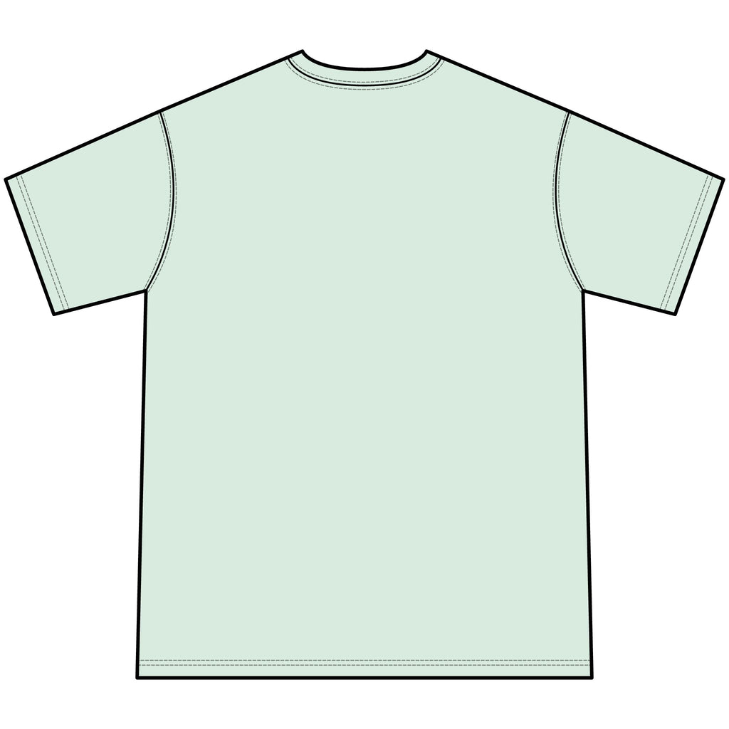 Youth Orange Tie-Dye Tee — Circular 'LUX STREETWEAR' Logo