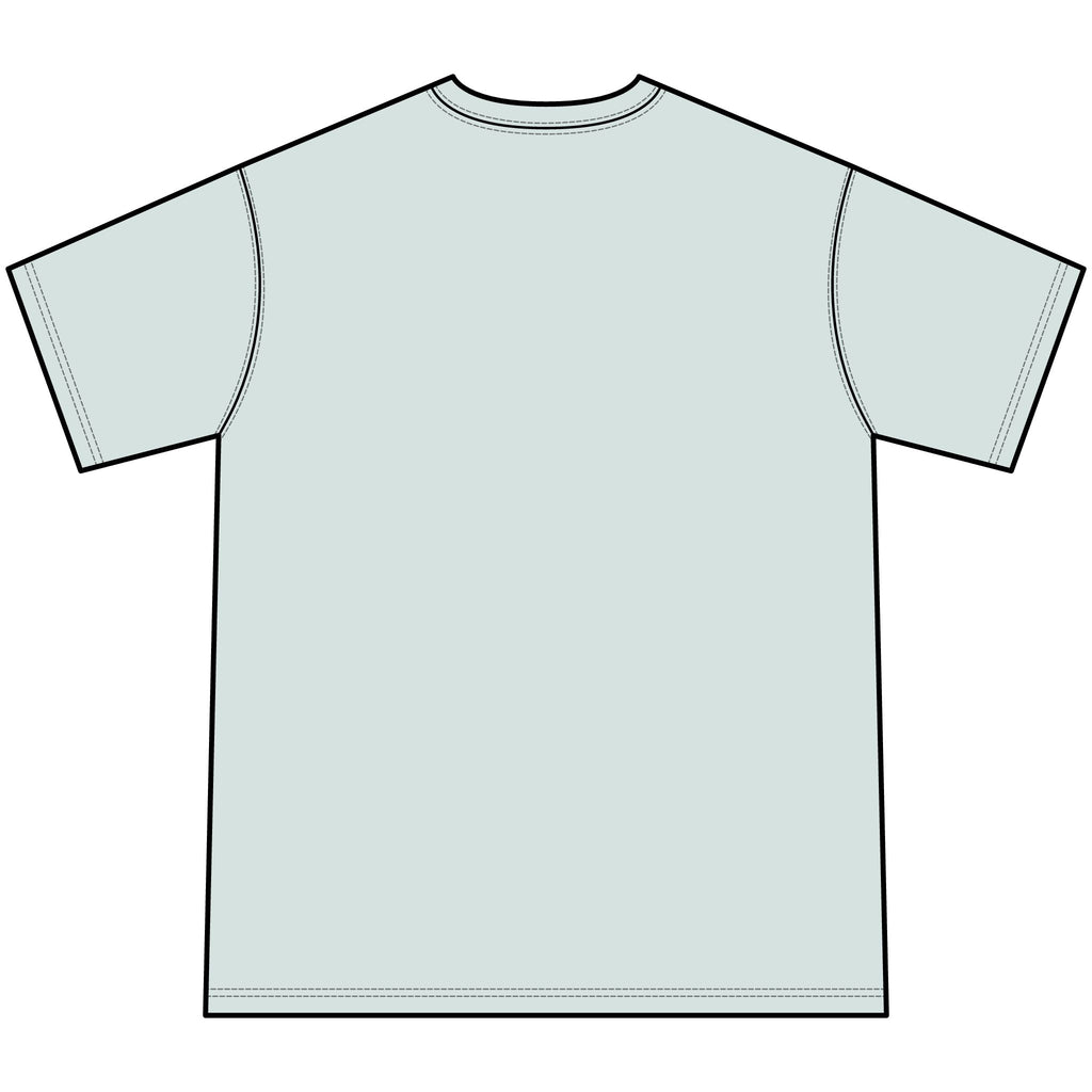 Youth Orange Tie-Dye Tee — Circular 'LUX STREETWEAR' Logo